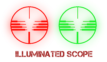 Illuminated scope